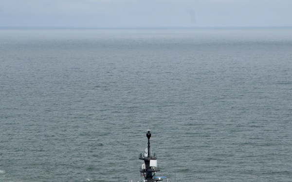 Cutter Stratton patrols above the Arctic Circle