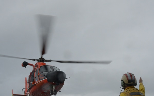 Cutter Stratton patrols above the Arctic Circle