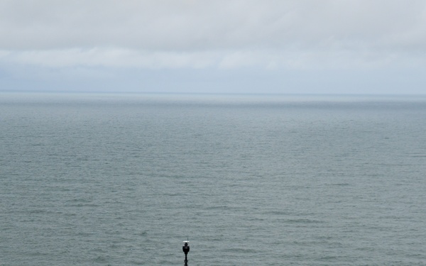 Cutter Stratton patrols above the Arctic Circle