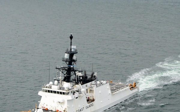 Cutter Stratton patrols above the Arctic Circle