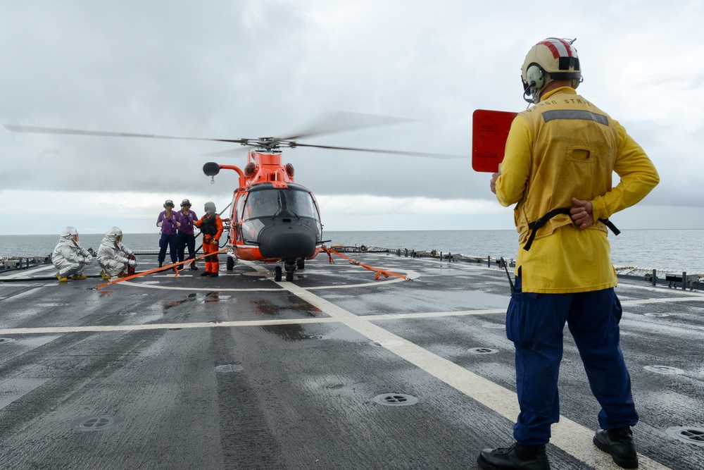 Cutter Stratton patrols above the Arctic Circle
