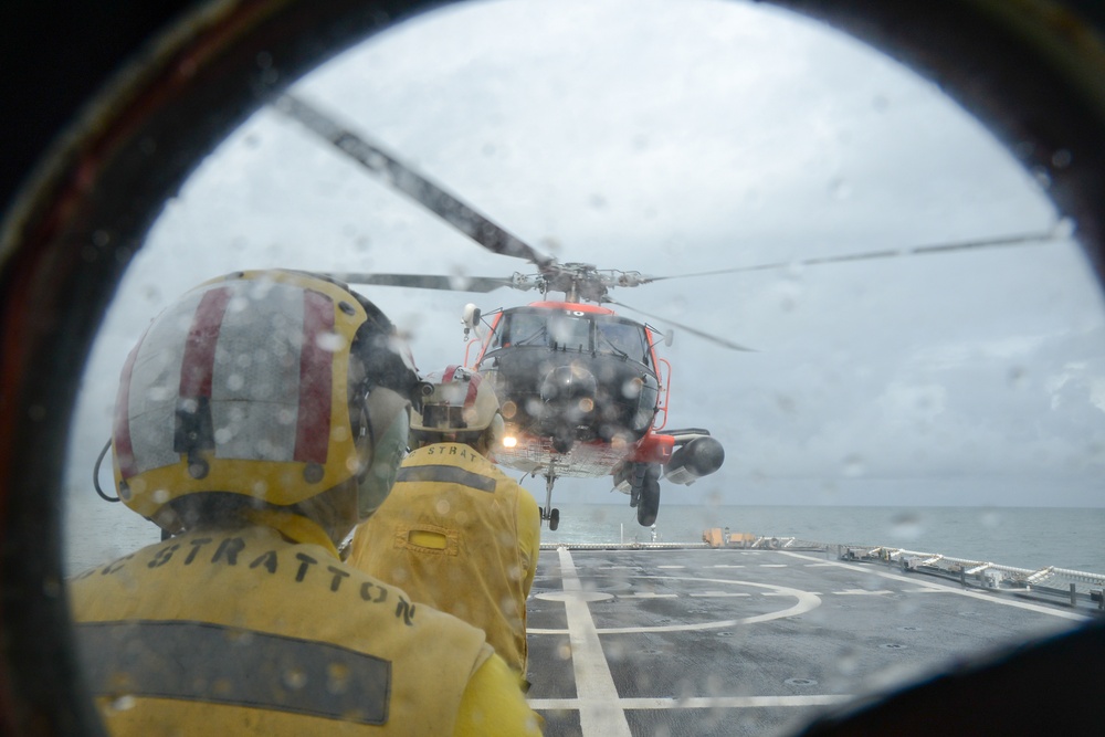 Cutter Stratton patrols above the Arctic Circle