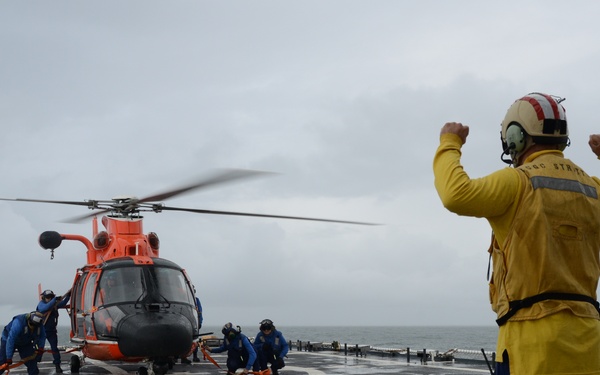 Cutter Stratton patrols above the Arctic Circle