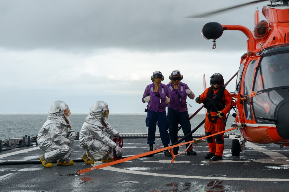 Cutter Stratton patrols above the Arctic Circle