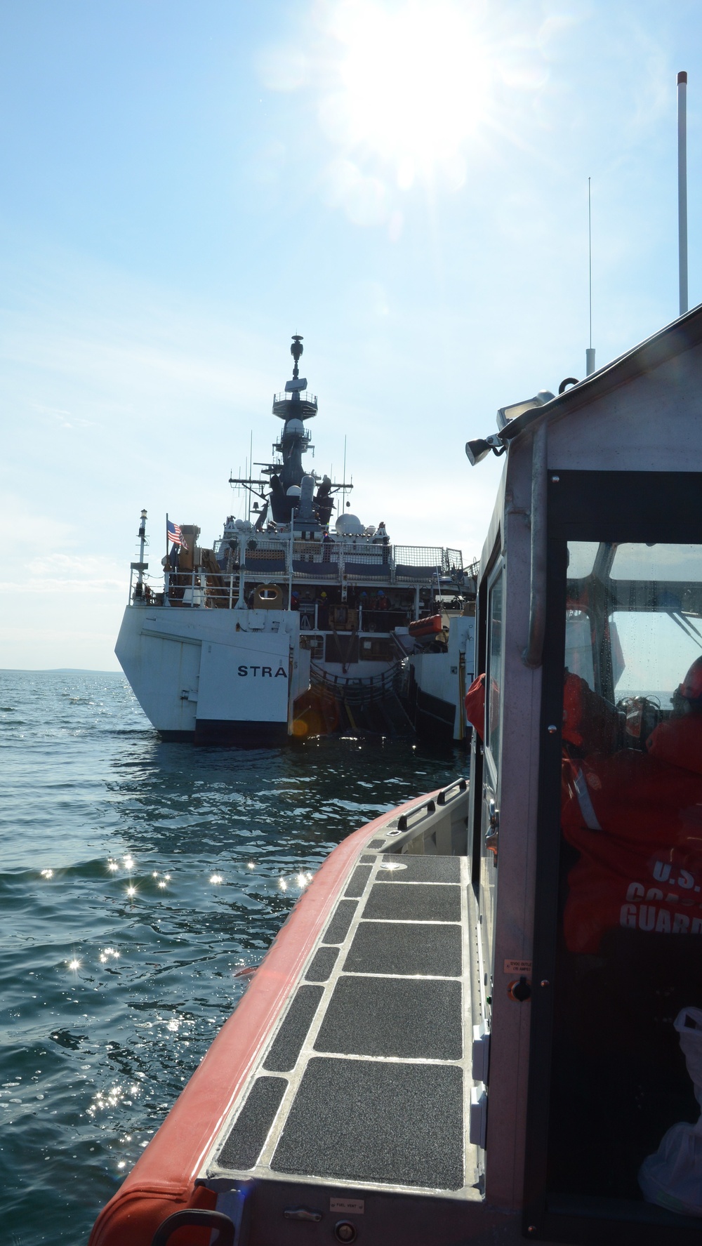 Cutter Stratton patrols above the Arctic Circle