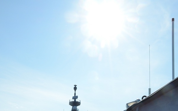 Cutter Stratton patrols above the Arctic Circle