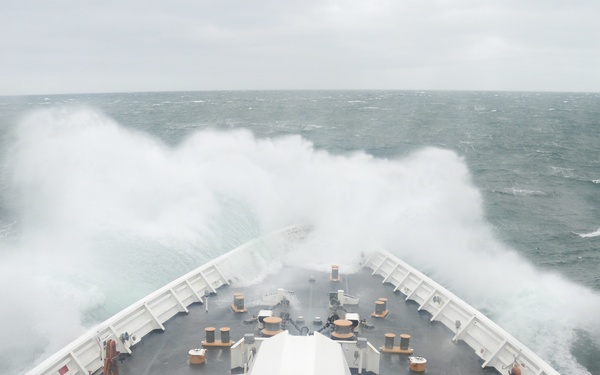 Cutter Stratton patrols above the Arctic Circle
