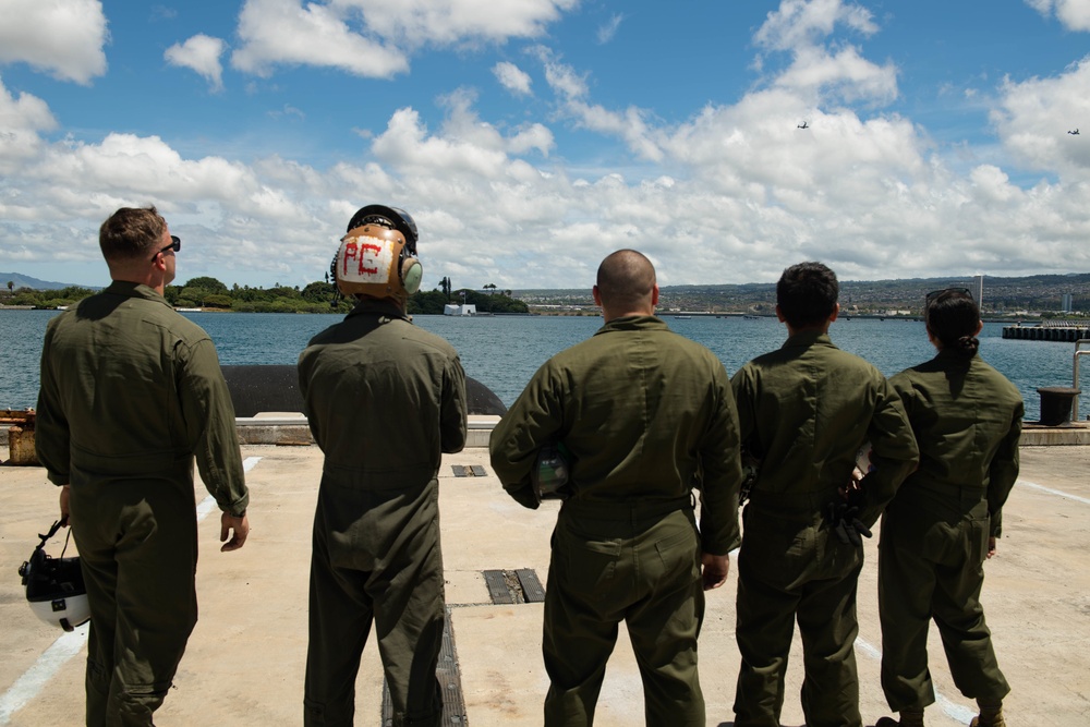 Depart Pearl Harbor Continuing Transit from Okinawa, Japan to Marine Corps Base Hawaii
