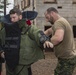 Canadian clearance divers participate in an improvised explosive device (IED) scenario during the RIMPAC 2018.