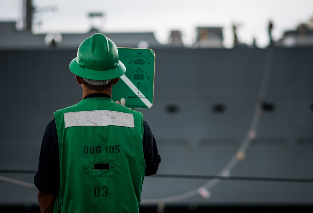 USS Dewey Connected Replenishment