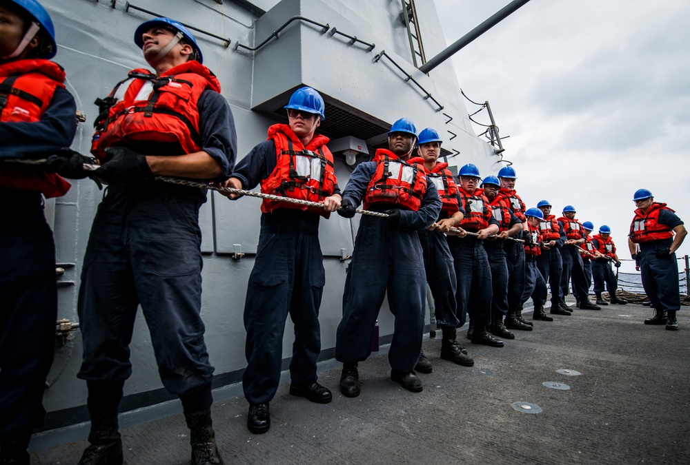 USS Dewey Connected Replenishment