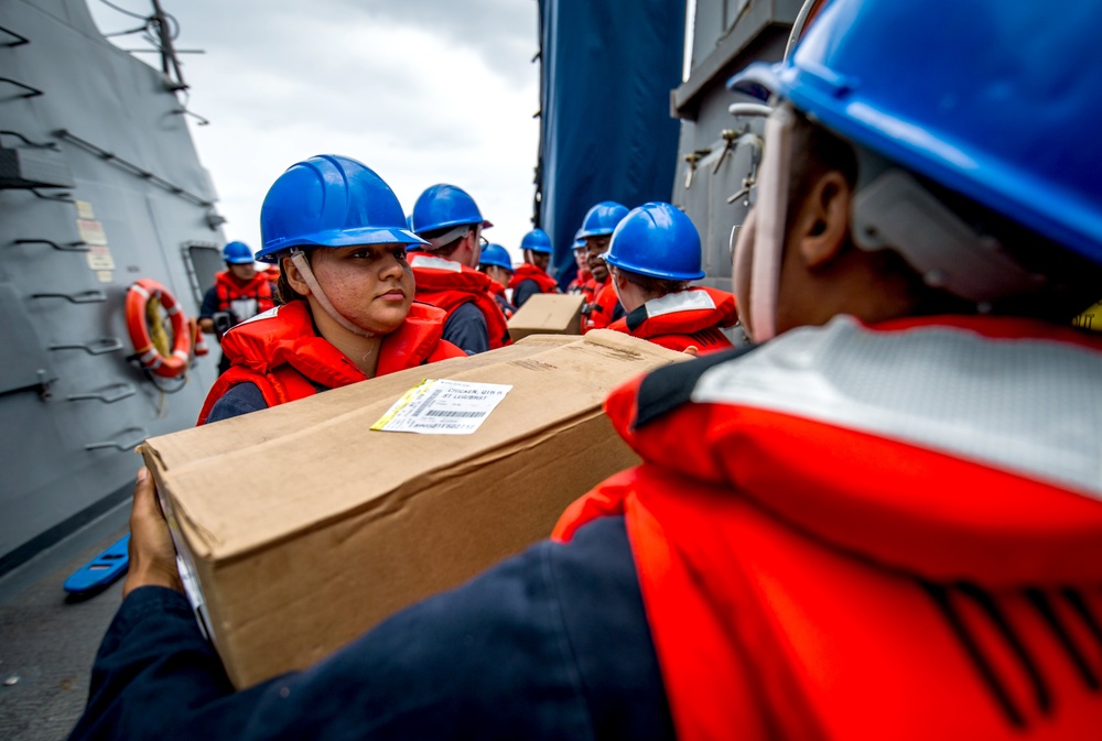 USS Dewey Connected Replenishment