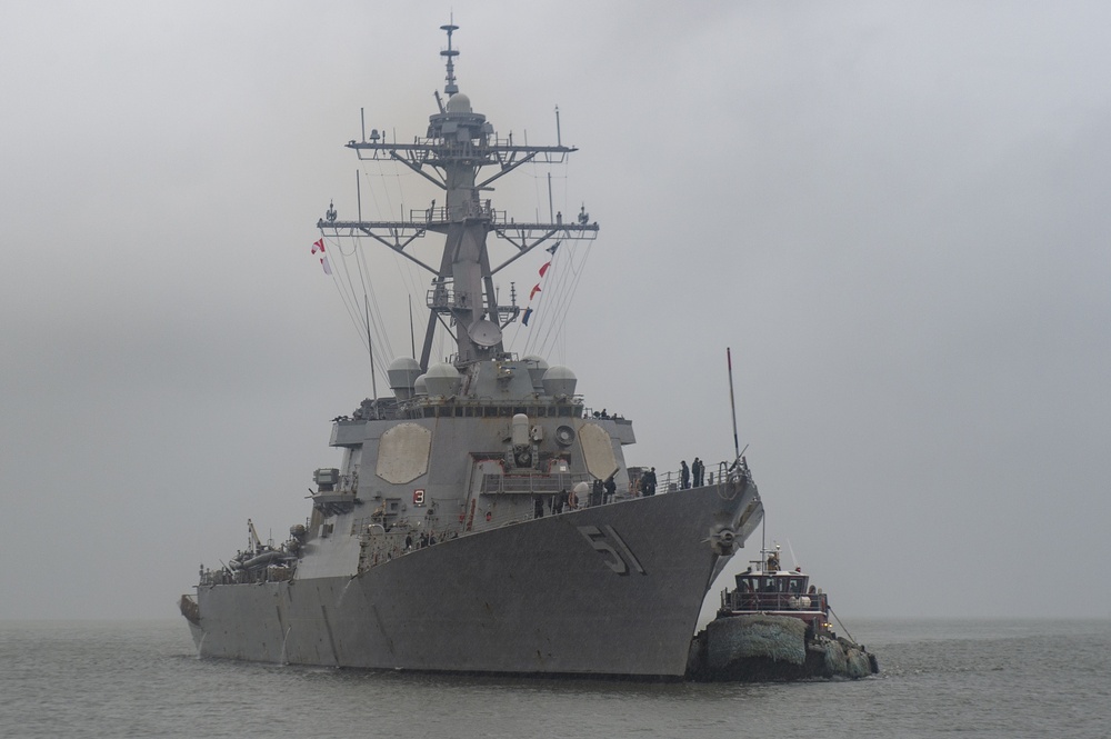 USS Arleigh Burke (DDG 51) Homecoming