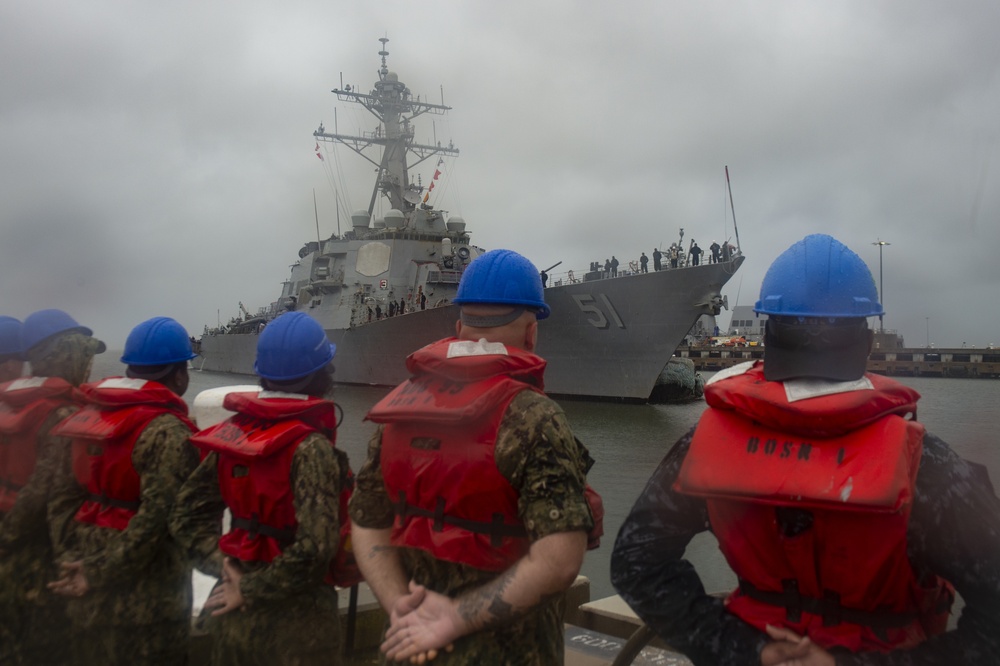 USS Arleigh Burke (DDG 51) Homecoming