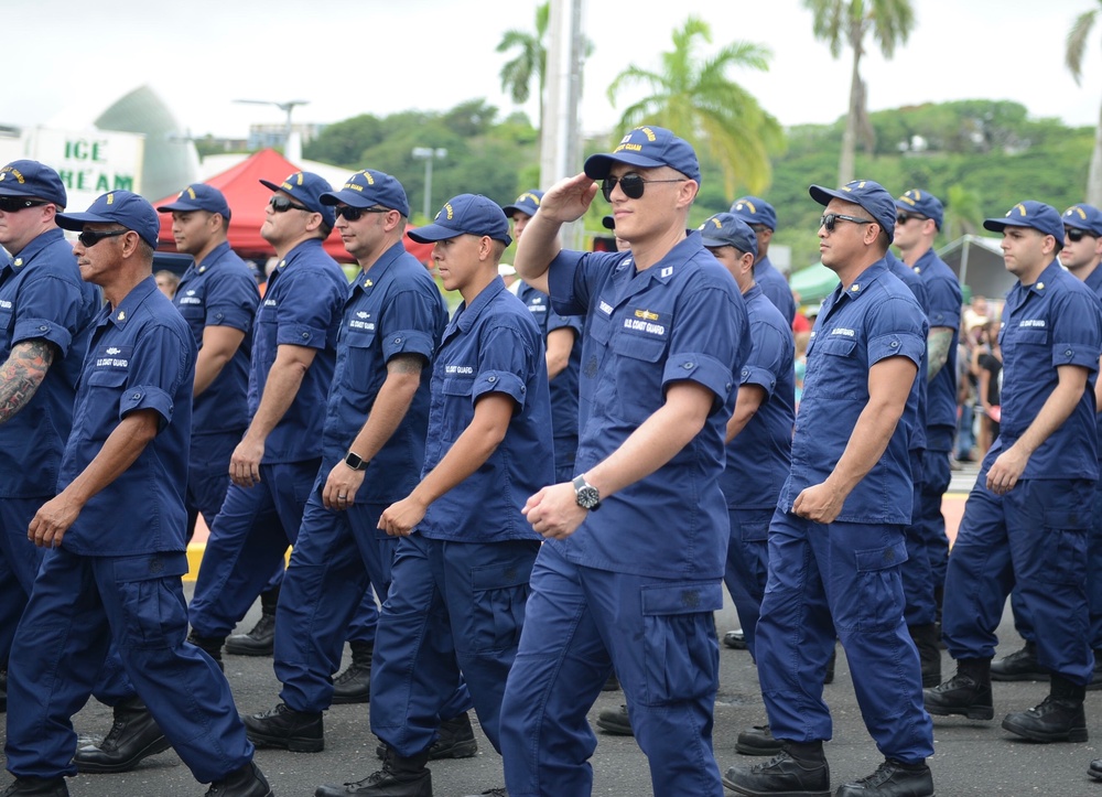 Coast Guard marches in Guam’s 74th Liberation Day Parade
