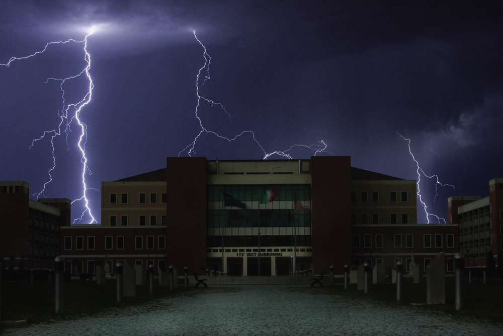 Lightning over Sky Soldier HQ