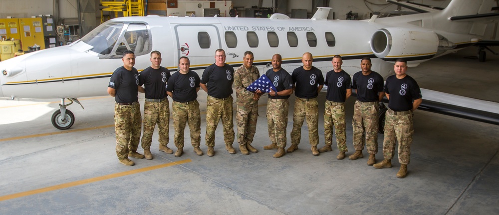 Lt. Gen. Michael X. Garrett, U.S. Army Central commanding general visits Soldiers with UC-35 Jet Det