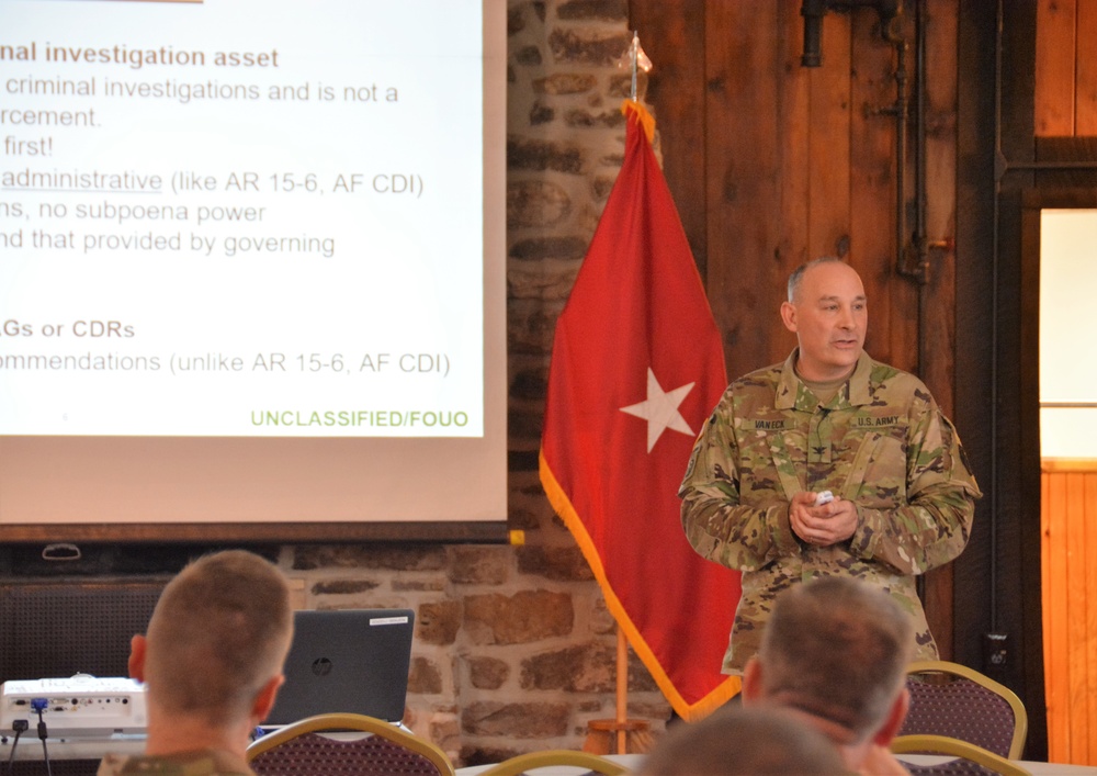 Pennsylvania Guard hosts event for attorneys, paralegals