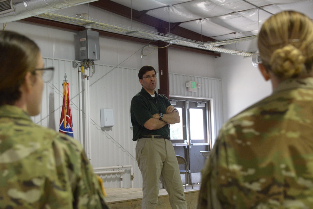 Secretary of the Army pays Indiana Guardsmen a visit