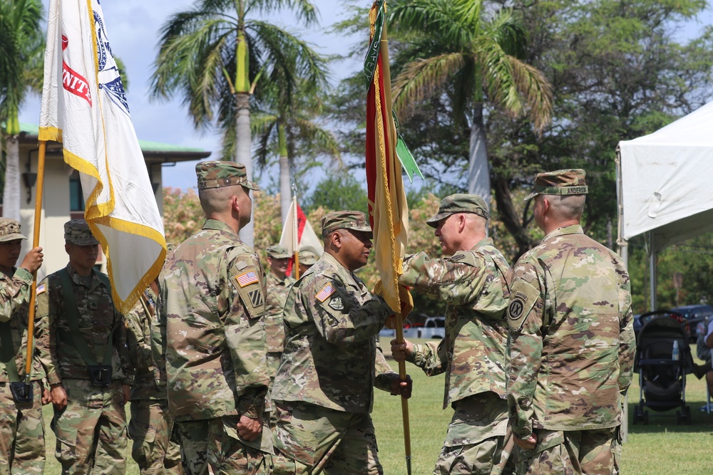 Passing the Colors on the field of heroes