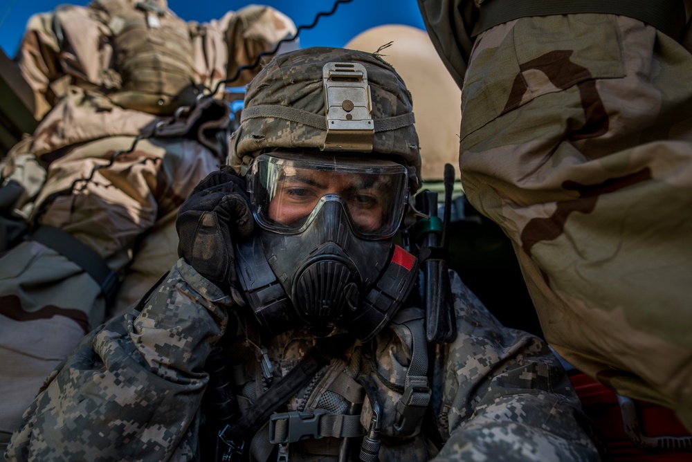 Combat engineers breach through enemy territory to gain ground