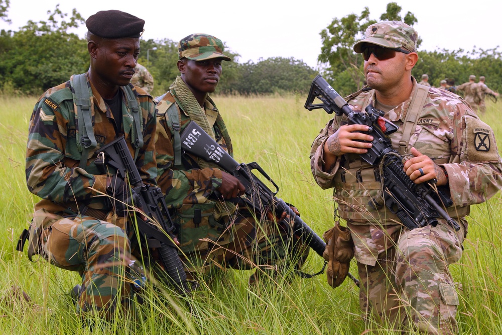 10th Mountain, Ghana Armed Forces participate in UA18 FTX