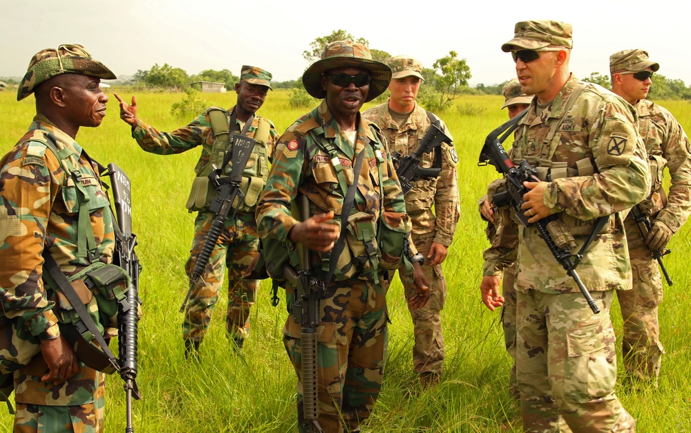 10th Mountain, Ghana Armed Forces participate in UA18 FTX