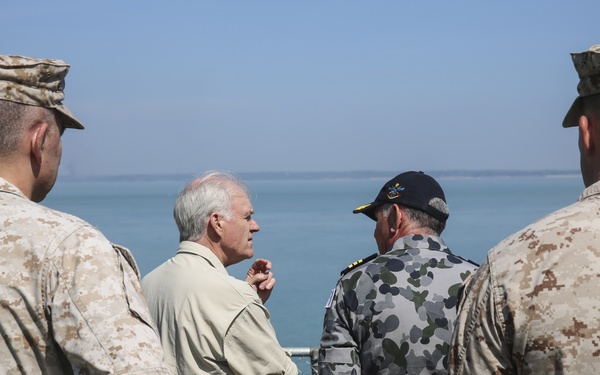 Secretary of the Navy Visits Marines in Australia