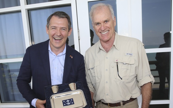 Secretary of the Navy Visits Marines in Australia