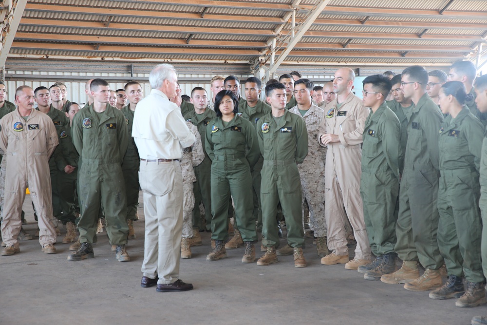 Secretary of the Navy Visits Marines in Australia