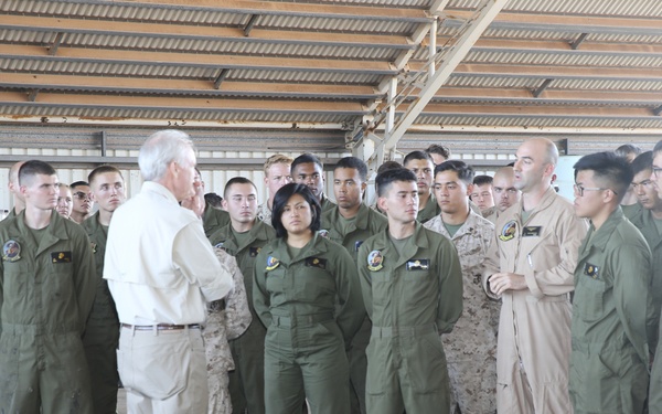 Secretary of the Navy Visits Marines in Australia