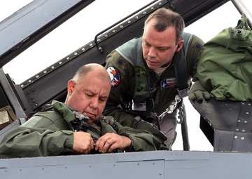 Gunfighters participate in Sky Avenger 2018