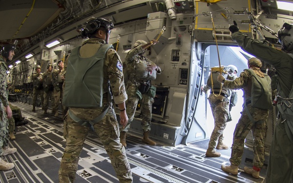 Special Operations Command Pacific and Multinational SOF Members Conduct Airborne Training during RIMPAC