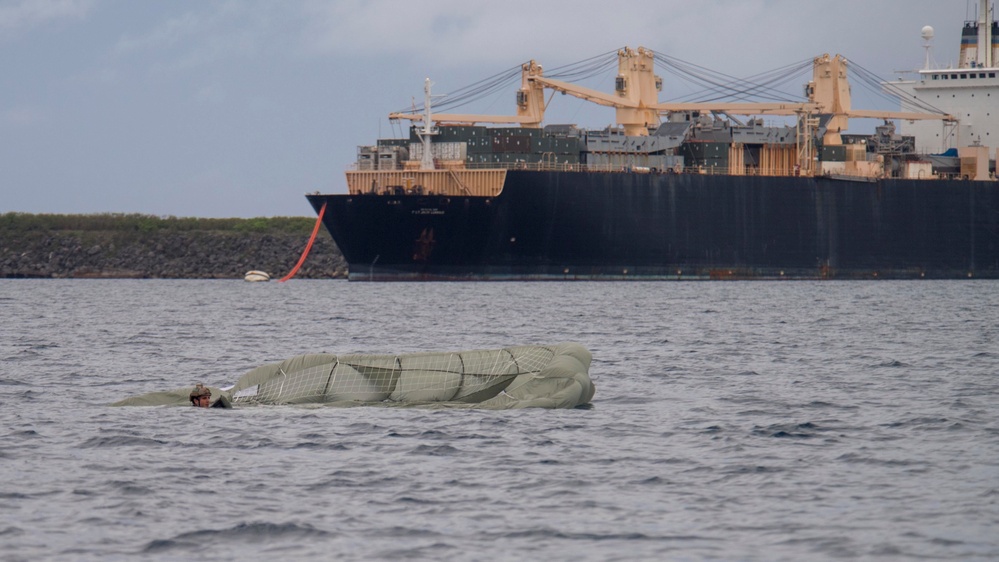 EOD Conducts Static Line Jumps