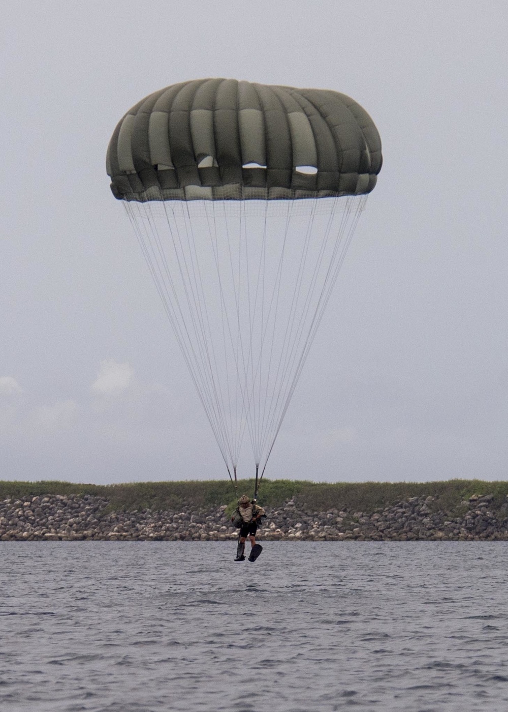 EOD Conducts Static Line Jumps