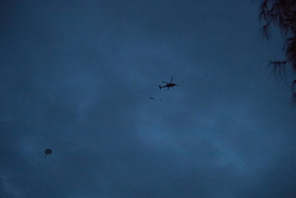 EOD Conducts Static Line Jumps