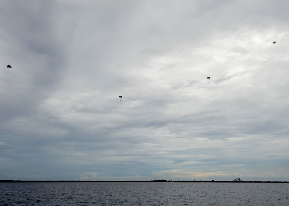 EOD Conducts Static Line Jumps