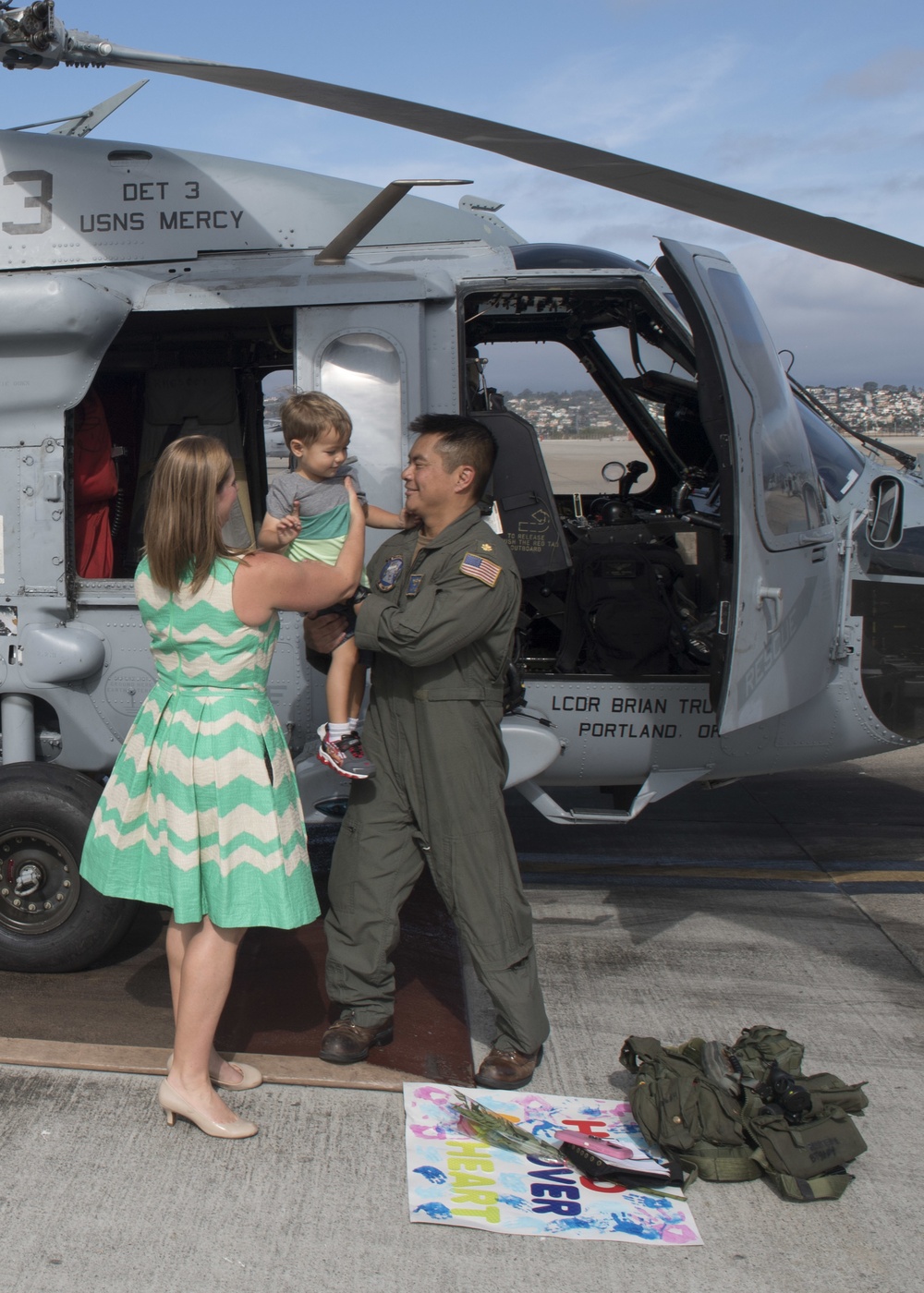 Helicopter Sea Combat Squadron (HSC) 23 completes 5-month deployment with USNS Mercy (T-AH 19)