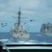 HMCS Vancouver conducts a replenishment-at-sea with USNS Carl Brashear while sailing with USS William P. Lawrence during RIMPAC 2018