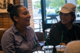 Local community practices English with SMP Marines