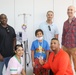 Soldiers spend the day playing with children at Kuwait hospitals