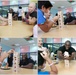 Soldiers spend the day playing with children at Kuwait hospitals