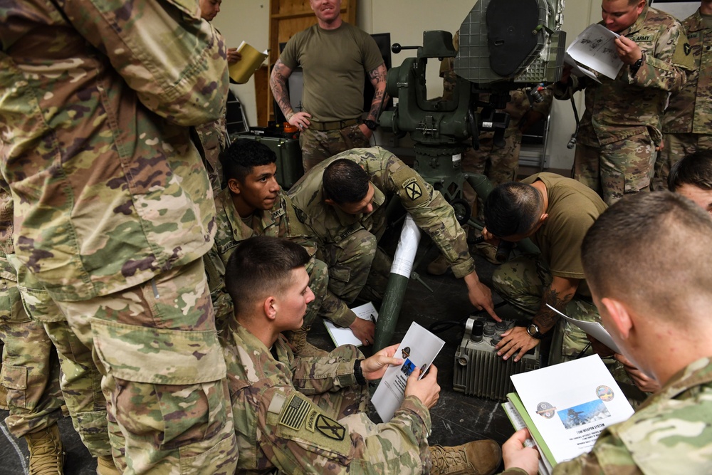 Texas National Guard and 10th Mountain Division conduct TOW ITAS familiarization