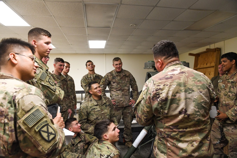 Texas National Guard and 10th Mountain Division conduct TOW ITAS familiarization