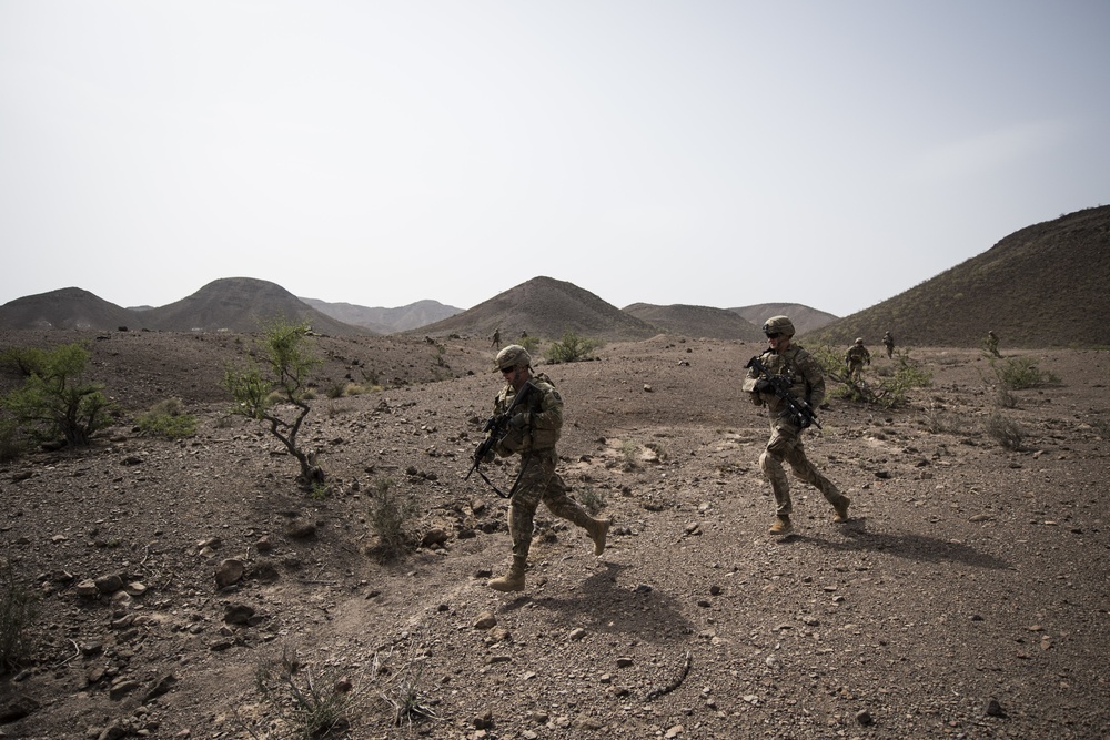 10 MTN DIV ground forces conduct Squad LFX training