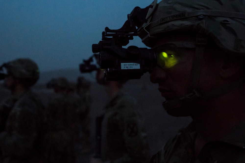 10 MTN DIV ground forces conduct Squad LFX training