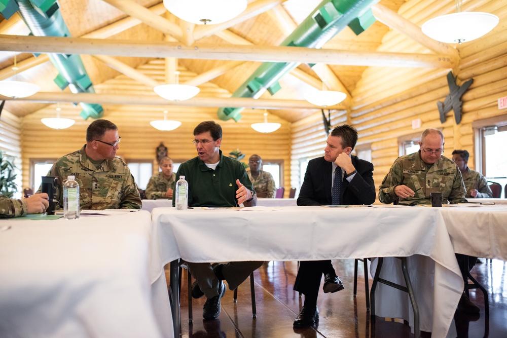 Secretary of the Army visits 38th Infantry Division Soldiers
