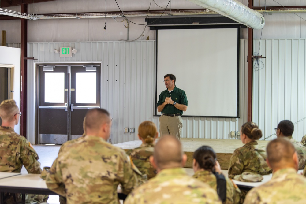 Secretary of the Army visits 38th Infantry Division Soldiers