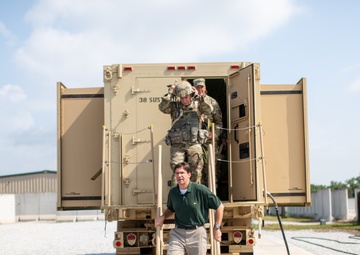Secretary of the Army visits 38th Infantry Division Soldiers