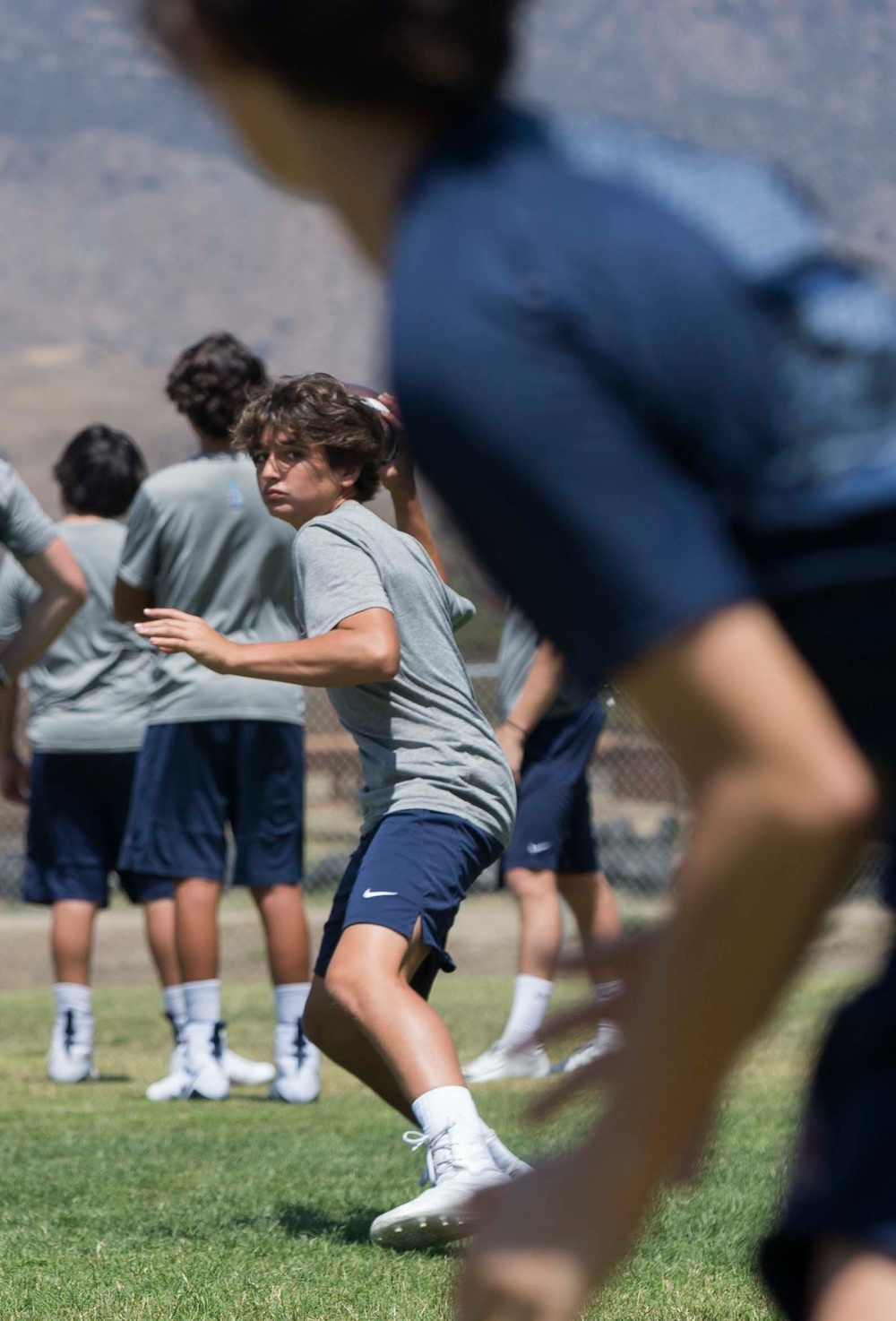 1st Marine Regiment hosts high school football team